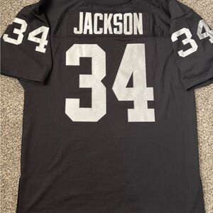 Bo Jackson Raiders Mitchell and Ness Jersey size 48
